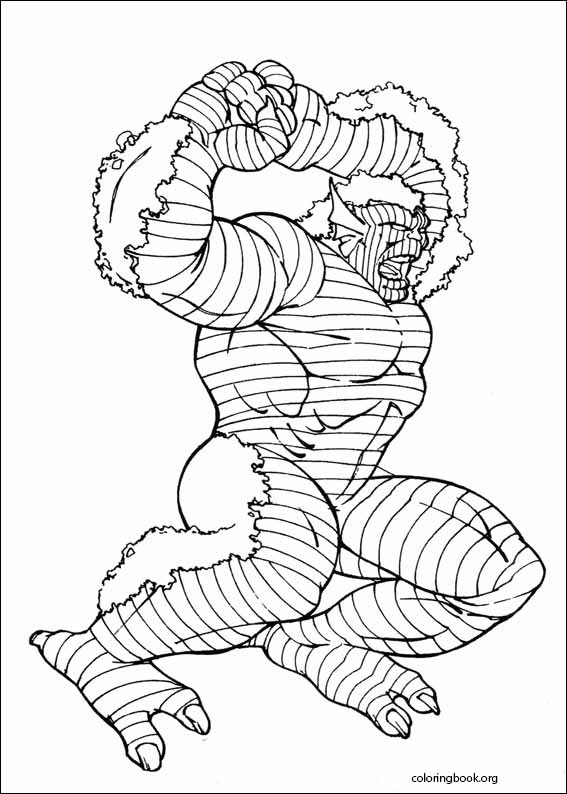 Hulk coloring page (023)