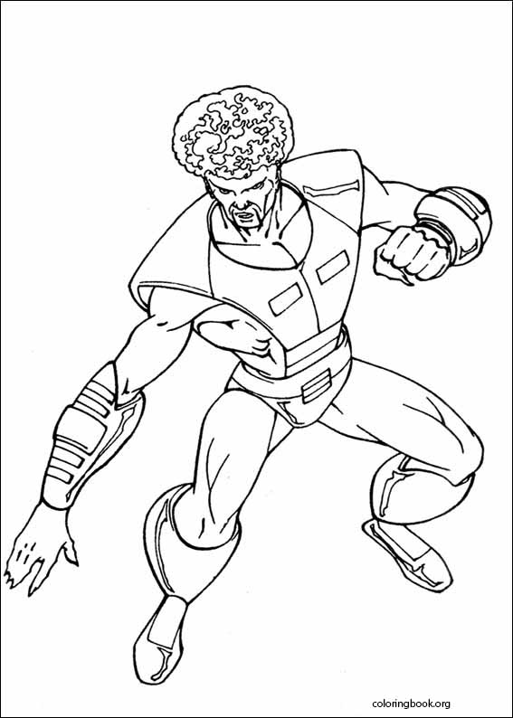 Hulk coloring page (032)