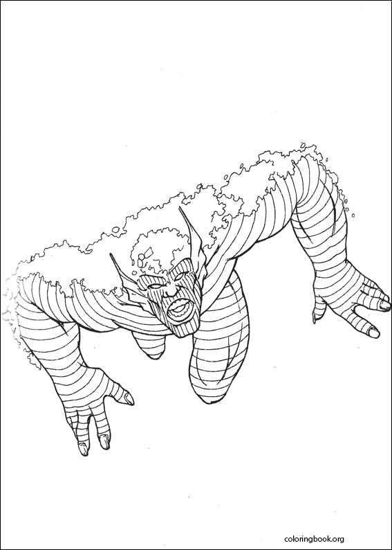 Hulk coloring page (043)