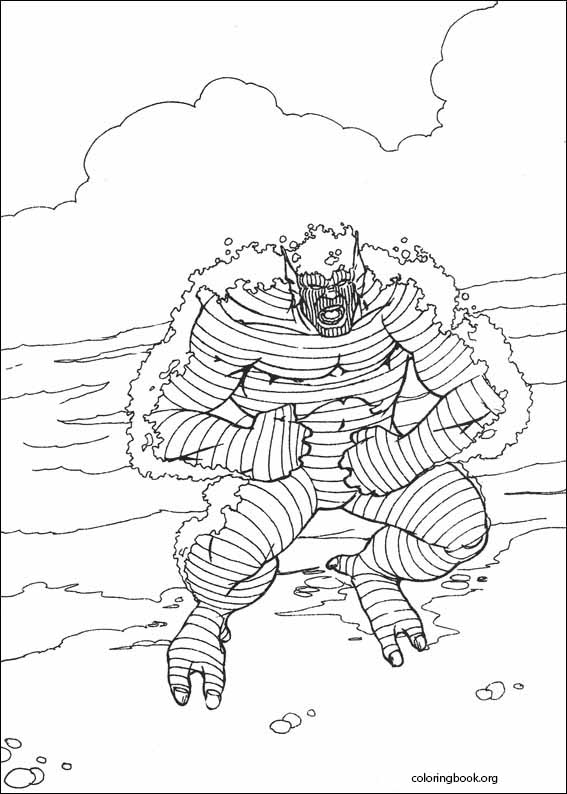 Hulk coloring page (044)