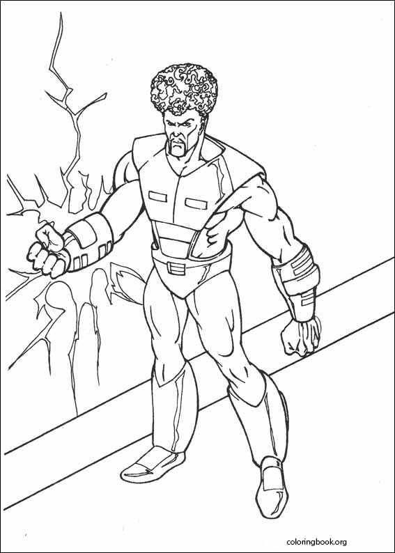 Hulk coloring page (050)