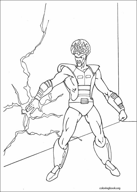 Hulk coloring page (067)