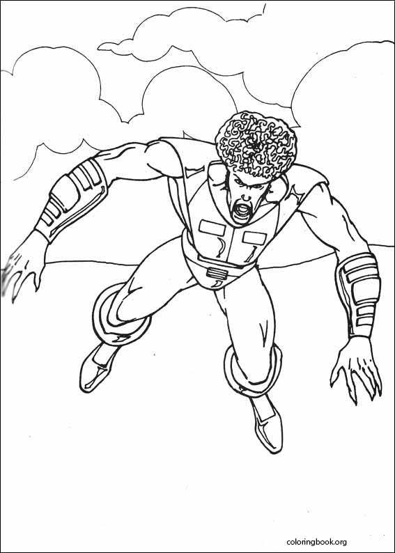 Hulk coloring page (069)