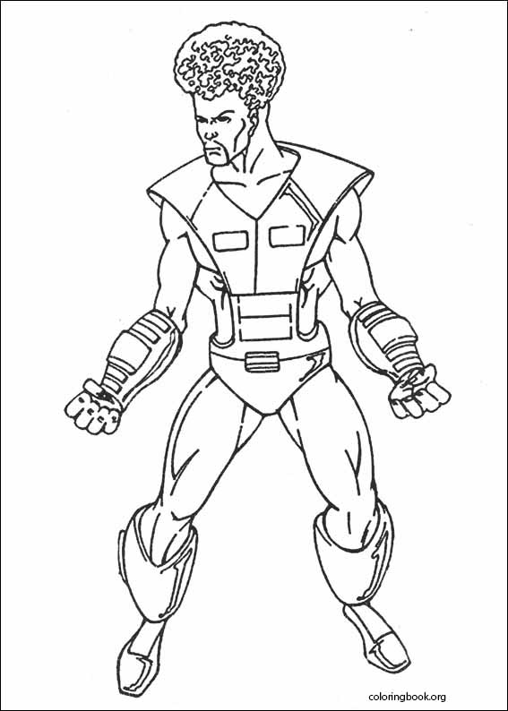 Hulk coloring page (078)