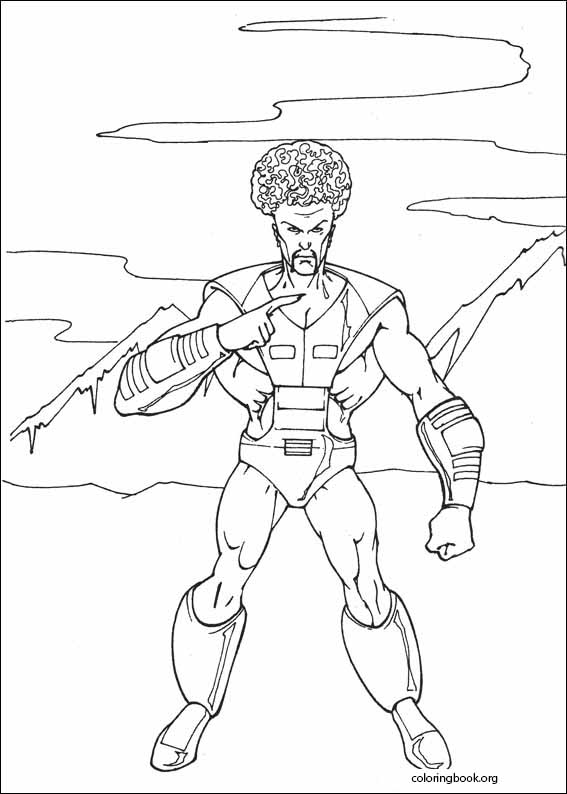 Hulk coloring page (082)