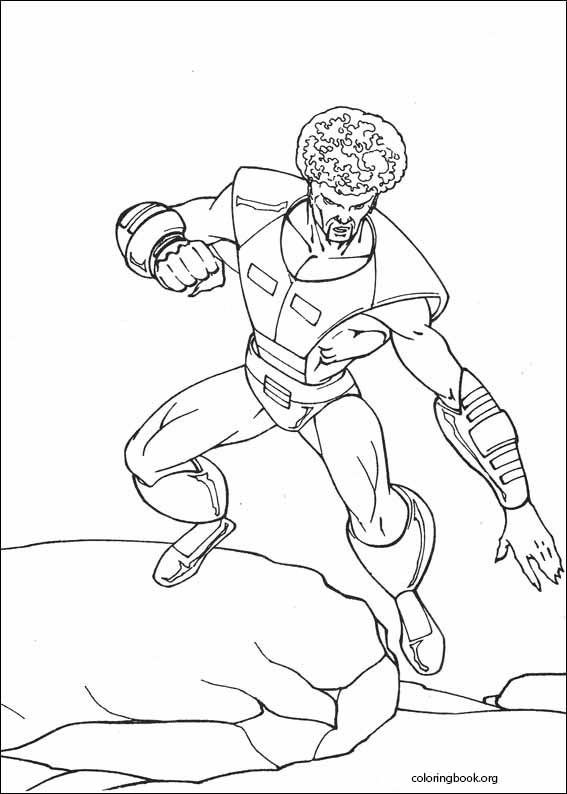 Hulk coloring page (088)