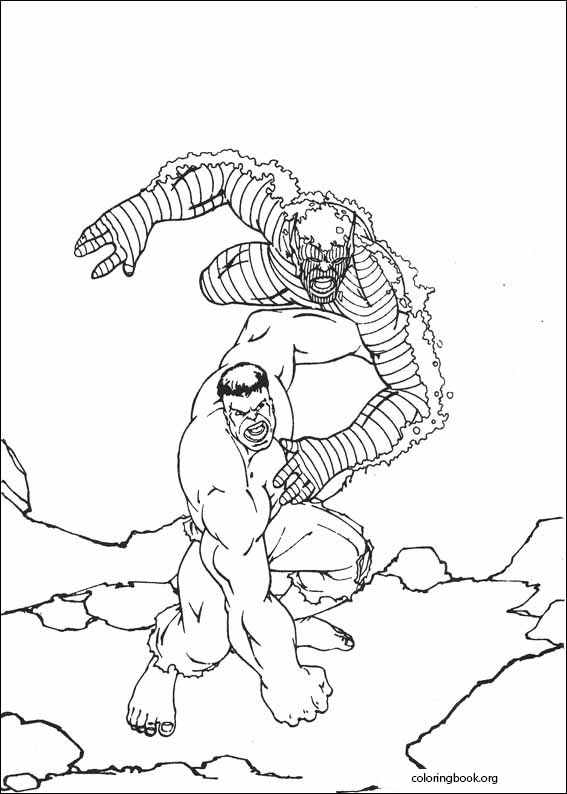 Hulk coloring page (100)