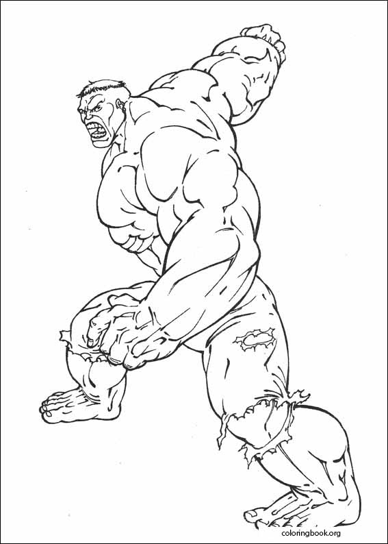 Hulk coloring page (102)
