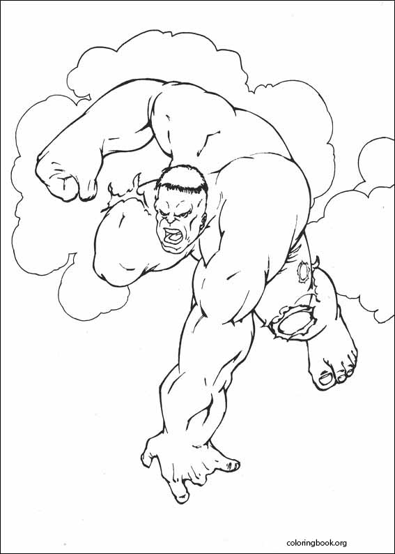 Hulk coloring page (104)