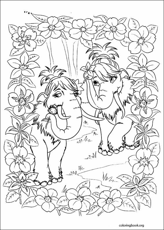 Ice Age : Continental Drift coloring page (002)