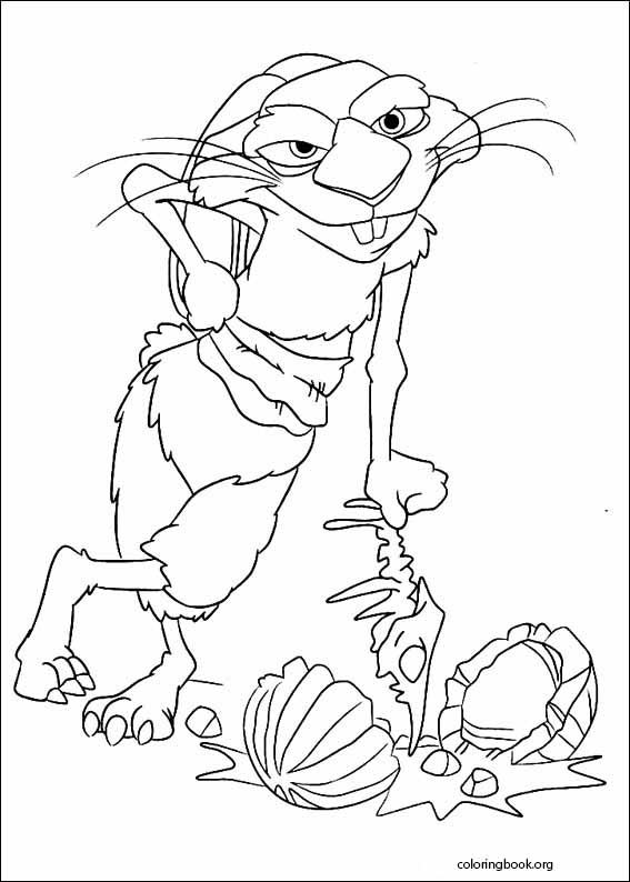 Ice Age : Continental Drift coloring page (007)
