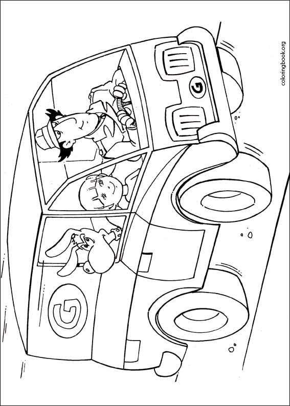 Inspector Gadget coloring page (001)