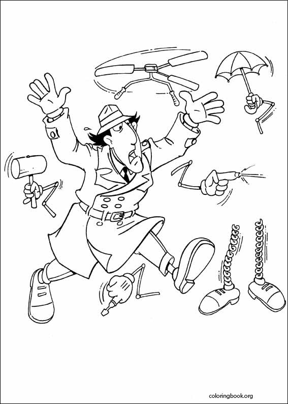 Inspector Gadget coloring page (006)