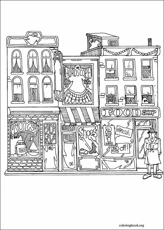 Inspector Gadget coloring page (008)