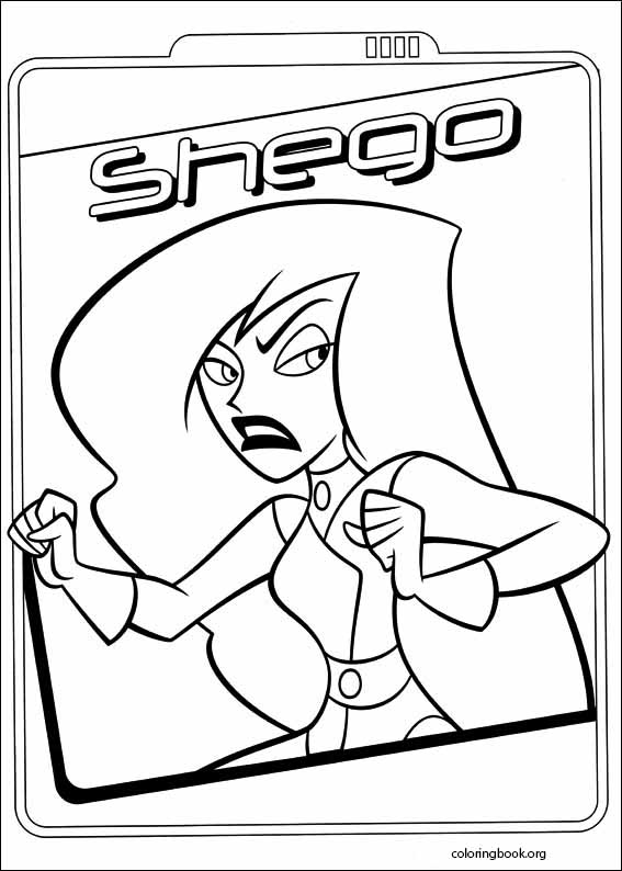 Kim Possible coloring page (011)
