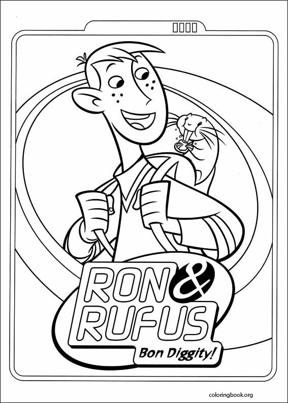 Kim Possible coloring page (013)