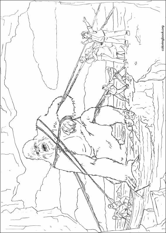 King Kong coloring page (003)