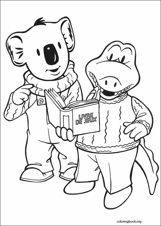 Koala Brothers coloring page (003)