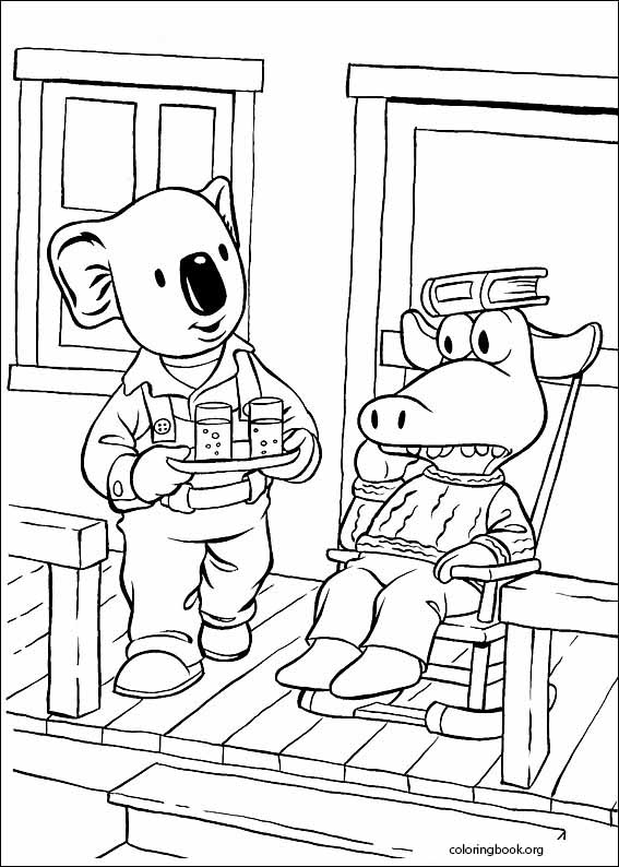 Koala Brothers coloring page (035)