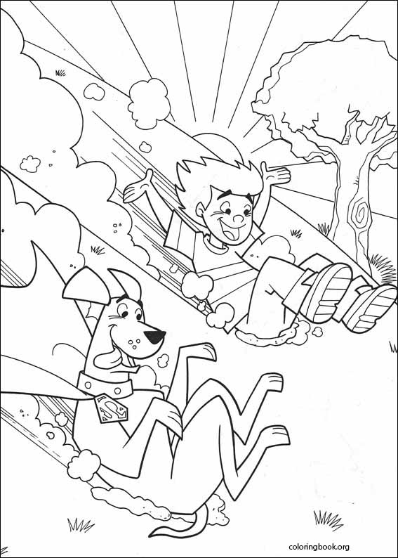 Krypto coloring page (009)