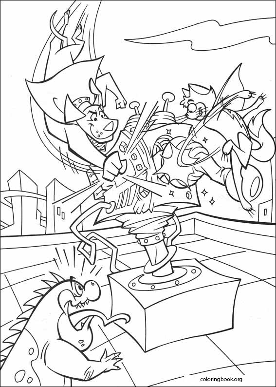 Krypto coloring page (016)