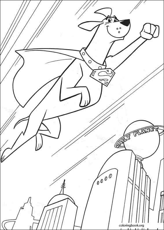 Krypto coloring page (027)