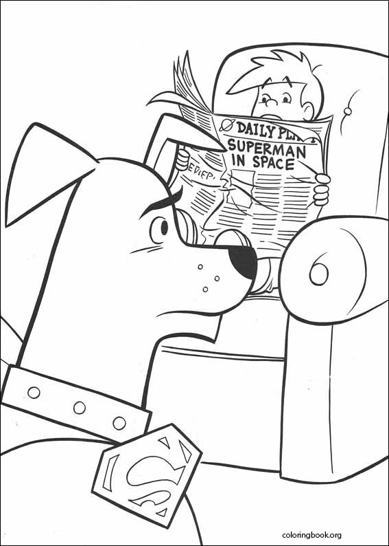 Krypto coloring page (029)