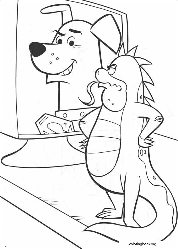 Krypto coloring page (032)