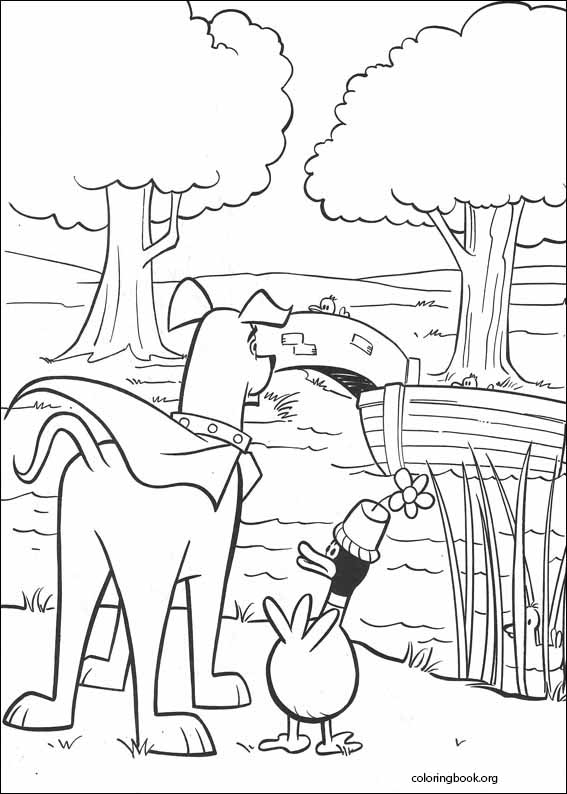 Krypto coloring page (034)