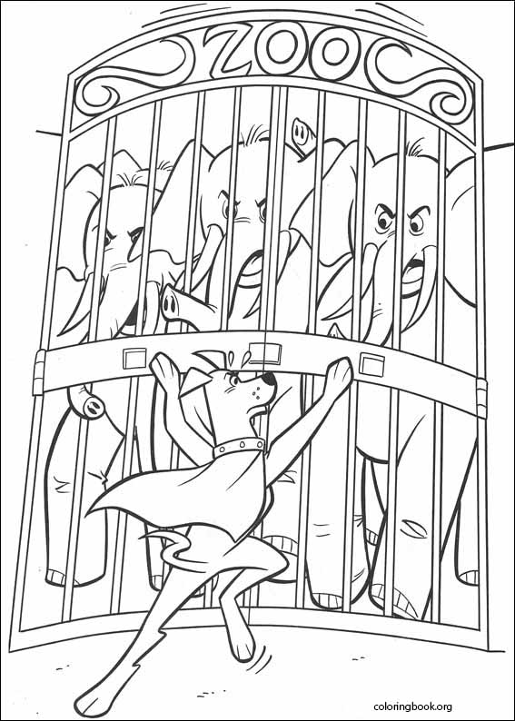 Krypto coloring page (035)