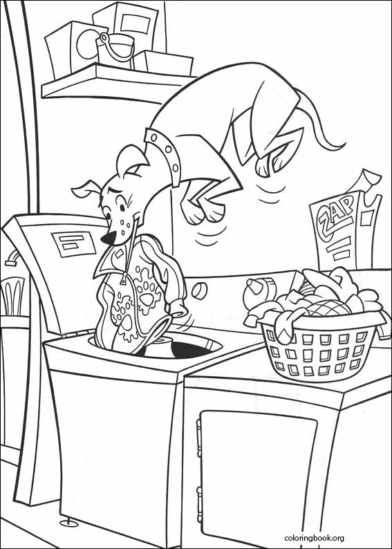Krypto coloring page (037)