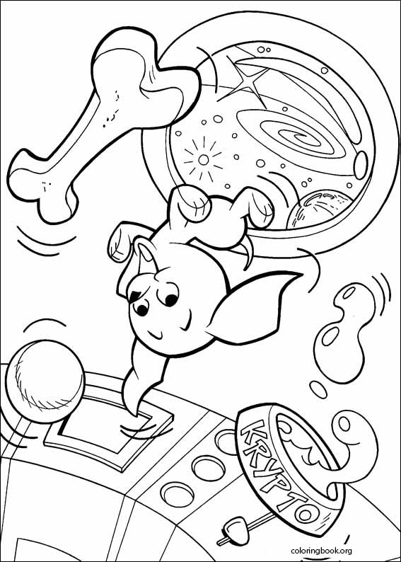 Krypto coloring page (039)