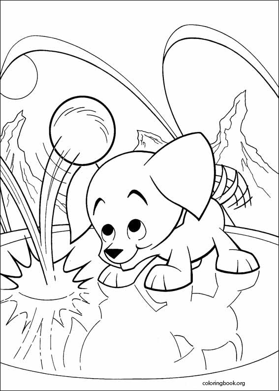 Krypto coloring page (043)