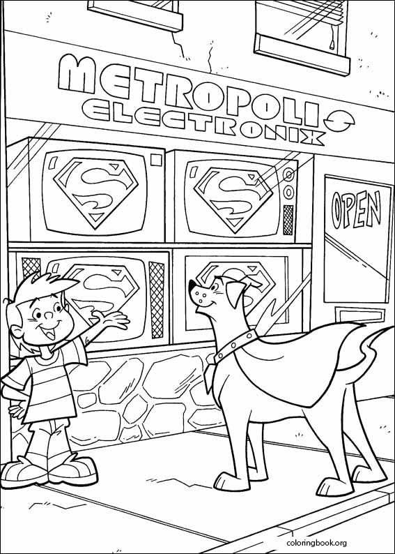 Krypto coloring page (052)