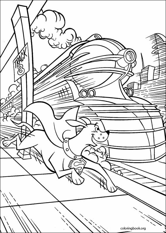 Krypto coloring page (053)