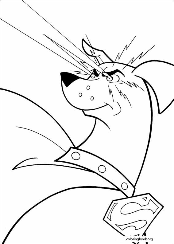 Krypto coloring page (054)