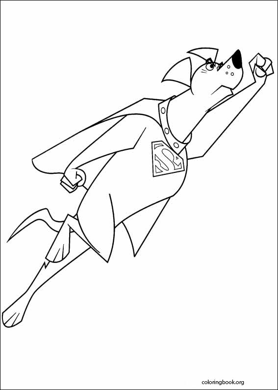 Krypto coloring page (055)