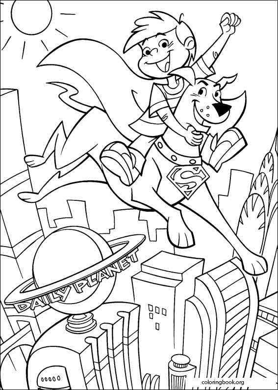 Krypto coloring page (057)