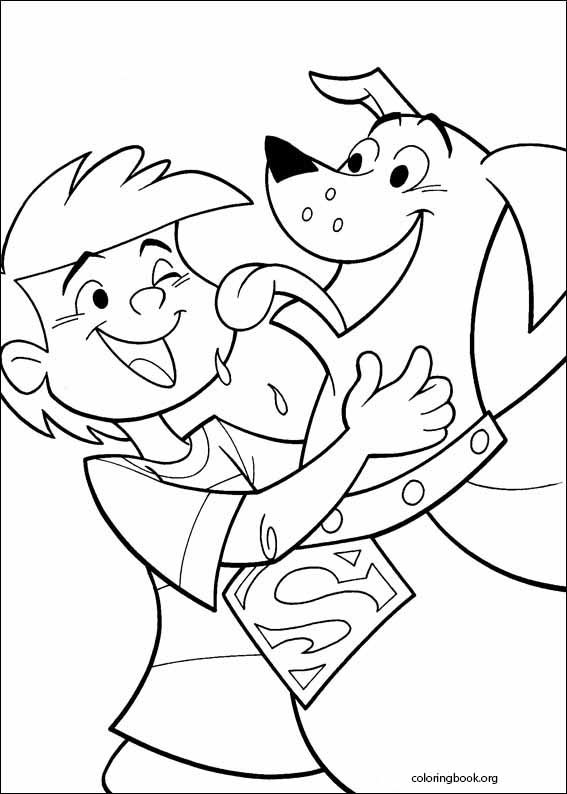 Krypto coloring page (058)