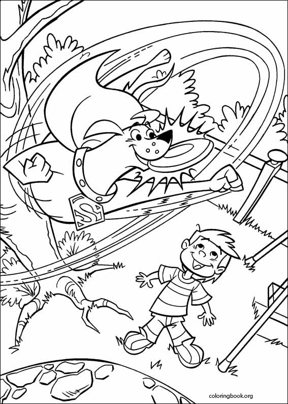 Krypto coloring page (060)