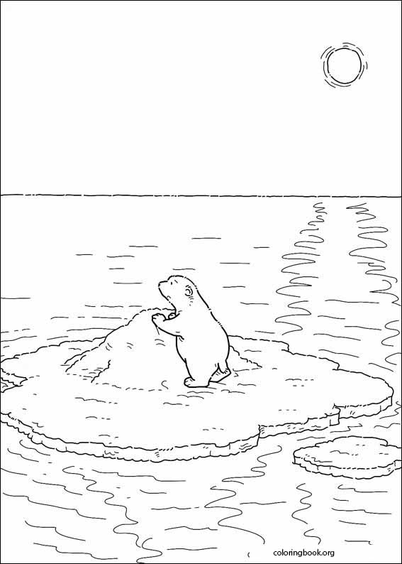 Little Polar Bear coloring page (011)