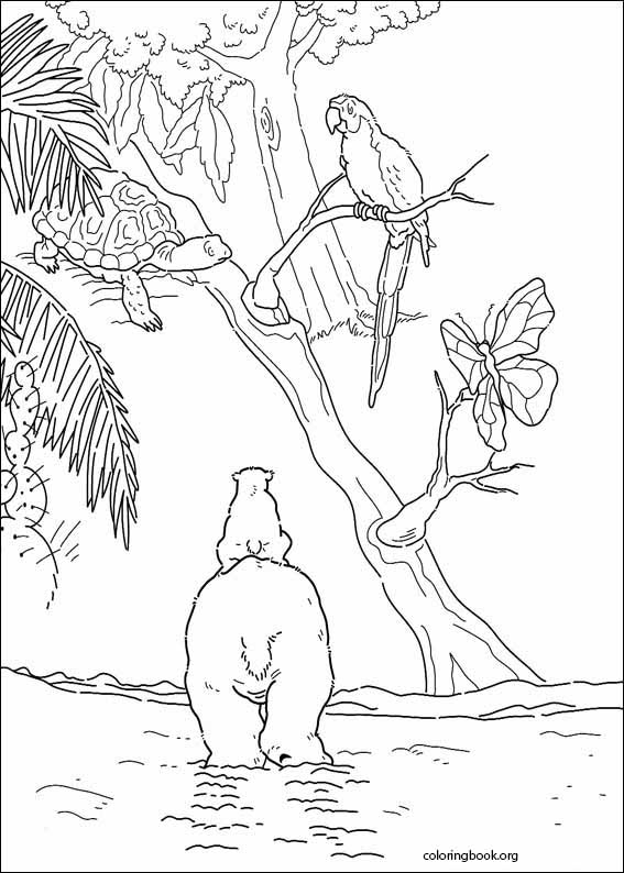 Little Polar Bear coloring page (030)