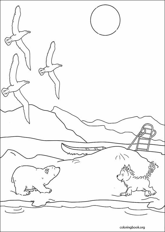 Little Polar Bear coloring page (043)