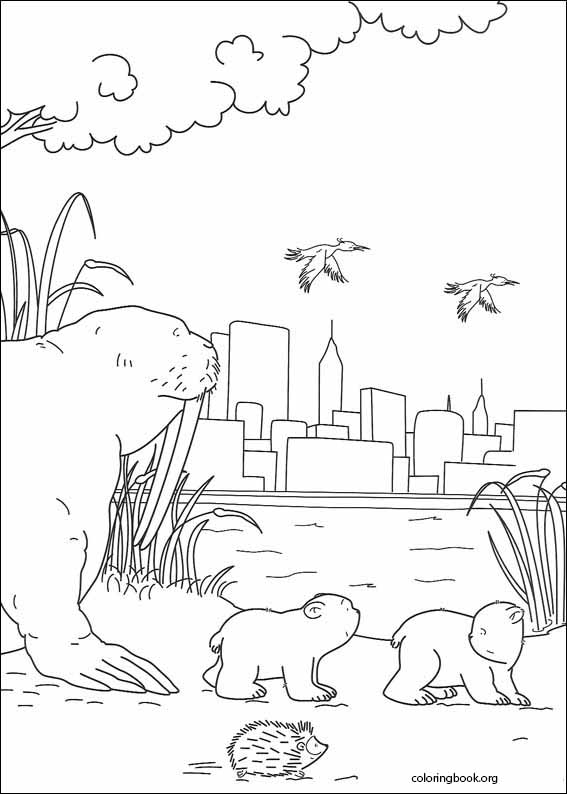 Little Polar Bear coloring page (050)