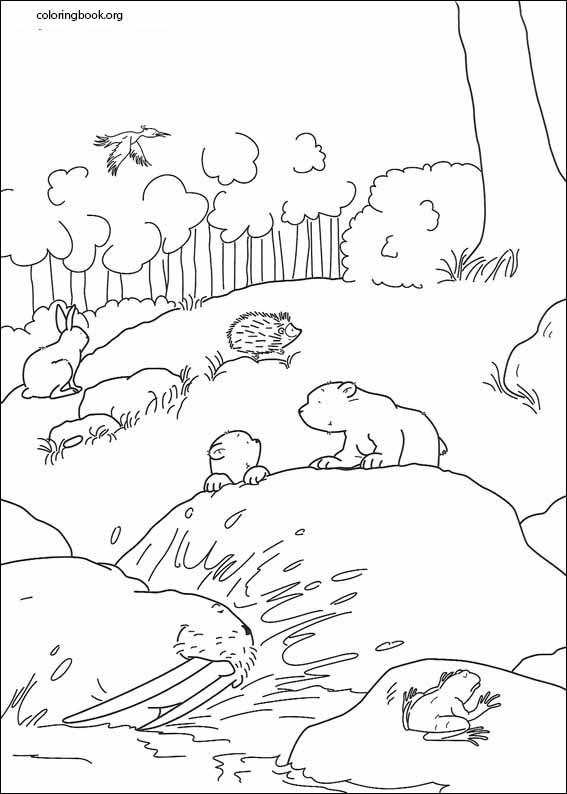 Little Polar Bear coloring page (051)