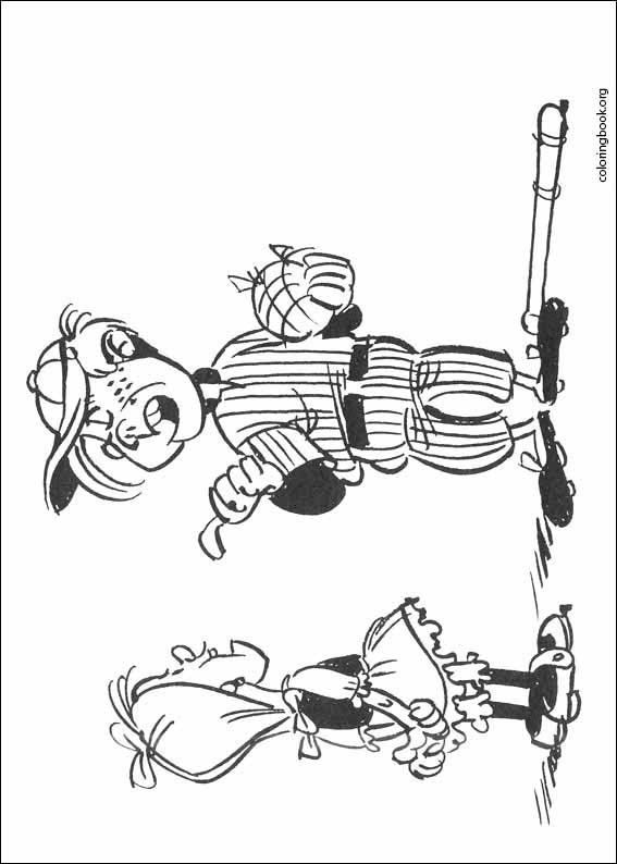 Lucky Luke coloring page (001)