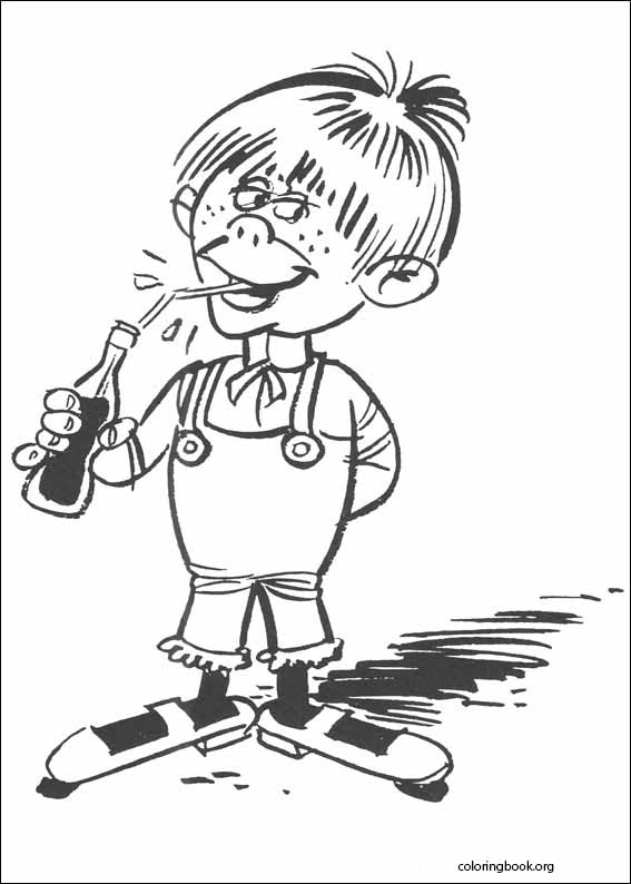 Lucky Luke coloring page (002)