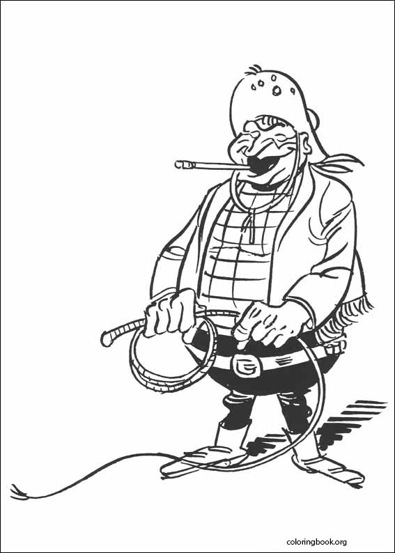 Lucky Luke coloring page (010)