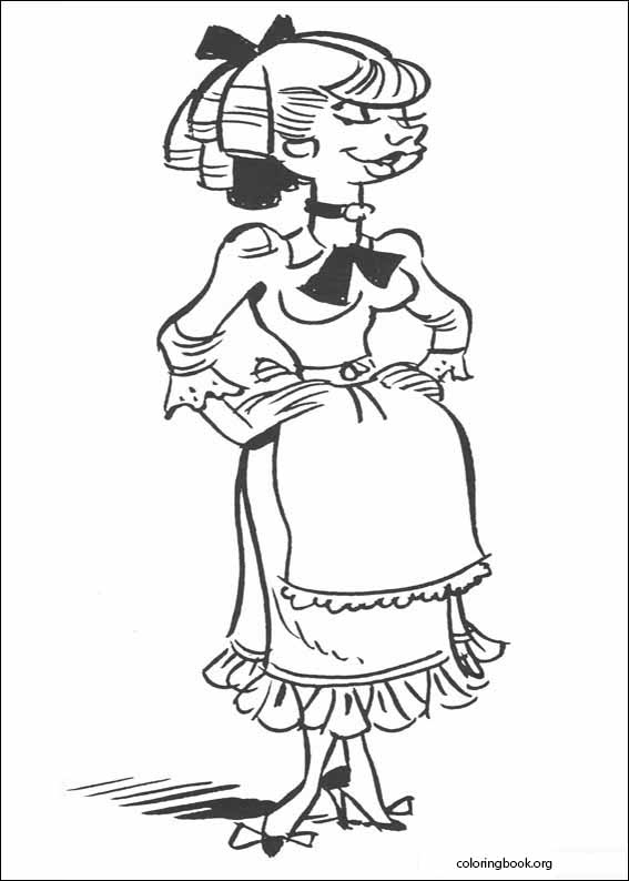 Lucky Luke coloring page (014)