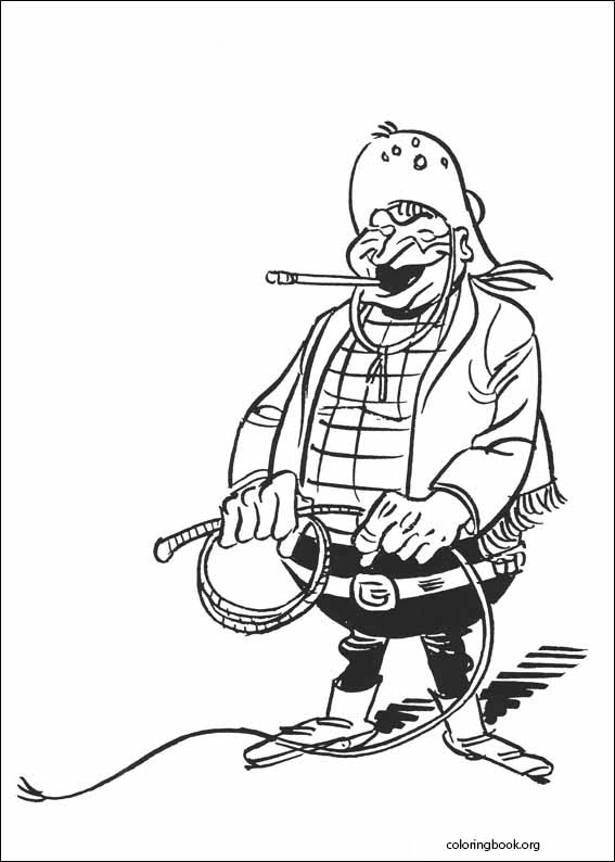 Lucky Luke coloring page (020)